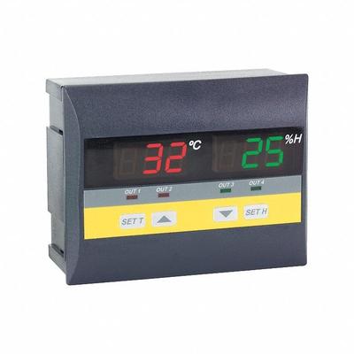 Dwyer Temperature/Humidity Switch: 0%to 100% Relative Humidity Range - Digital Temperature & Humidity Switches