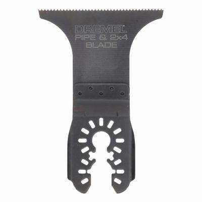 DREMEL Oscillating Tool Blade: 2 7/8 in Blade Wd, 4 1/2 in Overall Lg, Bi-Metal - Starlock Mounted Blades