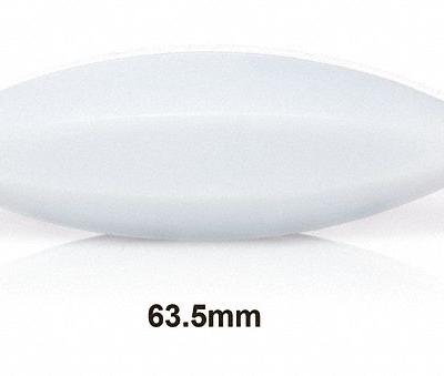 SP SCIENCEWARE Stirring Bar: Egg, Alnico, 63.5 mm Overall Lg, 19.1 mm Dia, Autoclavable, White - Egg Shaped Stir Bars