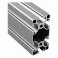 T-Slot Framing Extrusion: 15 Series, 12 ft Lg, 3 in x 1 1/2 in, Silver, Double, Grooved, 6 Slots (MPN 15QE1530L-144). Key specifications — System of Measurement: Inch; Finish: Anodized; Product Type: T-Slot Profile; Material: Aluminum; Yield Strength: 25,000 psi; Manufacturer Part Number: 15QE1530L-144; Brand: FAZTEK.
