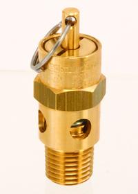 CONTROL DEVICES Pneumatic Safety Valve: Soft Seat, 1/4 in (M)NPT Inlet (In.), Brass (MPN ST25-0A045). Key specifications — attr291993: Soft Seat; attr292009: Brass; attr294753: CONTROL DEVICES.