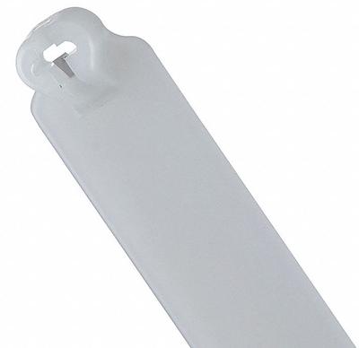 TY-RAP Cable Tie: 14 1/2 in Nominal Lg, 4 in Nominal Max. Bundle Dia., Parallel to Tie - Horizontal Flag Identification Cable Ties