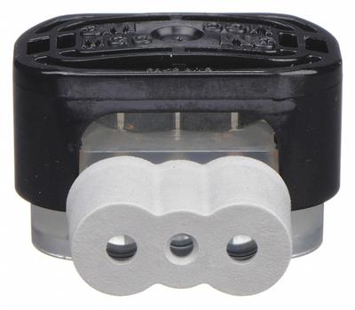 3M Insulation Displacement Connector: 3 Ports, Black, 20 AWG – 18 AWG Run Size Range - Pigtail Butt Splice Wire Connectors