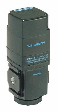 WILKERSON Electronic Proportional Compressed Air Regulator: 1/4 in, NPT, 150 psig Max Op Pressure (MPN ER1-02-0000). Key specifications — attr121931: WILKERSON; attr158805: NPT; attr121928: ER1-02-0000.