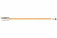 READYCABLE Servo Cable: Extension, 40 ft Lg, For Allen-Bradley, Similar To 2090-CSBM1E1-14AF, PUR (MPN MAT9851726-40). Key specifications — Cable Jacket Color: Orange; Conductor Configuration: (4xAWG16 (1.5))+(2xAWG18 (0.75))+(1PRxAWG22 (0.34)); Brand: READYCABLE; Cable Jacket Material: PUR.