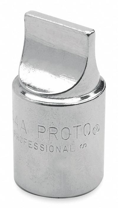 PROTO Socket Bit: 1/2 in Drive Size, Slotted Tip, 15/16 in Tip Size, 1 5/8 in Overall Lg - Slotted Drag Link Bit Sockets