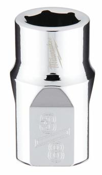 MILWAUKEE Standard Socket: SAE, 3/8 in Drive Size, 3/8 in Socket Size, 6-Point, Std, Chrome (MPN 45-34-9062). Key specifications — attr1204417: MILWAUKEE; attr1204392: Chrome.