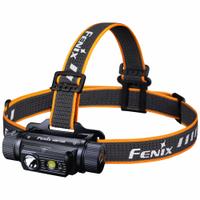 FENIX LIGHTING Industrial Headlamps: Rechargeable, 1,600 lm Max. Brightness, 186 m Max Beam, Black (MPN HM70R). Key specifications — attr1391544: USB Type-C Cord; attr1391546: FENIX LIGHTING; attr1440309: Includes Rechargeable.