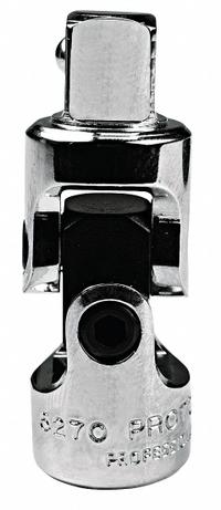 PROTO Universal Joint: 3/8 in Input Drive Size, 3/8 in Output Drive Size, Square, 2 in Overall Lg (MPN J5270AB). Key specifications — attr1205012: Black Oxide; attr1205008: PROTO; attr1205010: Square; attr1205013: Locking Not Included.