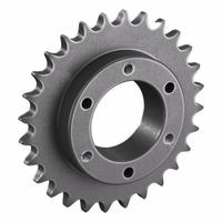 TSUBAKI Sprocket: For 40 Chain, 28 Teeth, 4.466 in Pitch Dia, 4.74 in Outside Dia, Steel (MPN 40SH28). Key specifications — Brand: TSUBAKI; Required Bushing Series: SH.