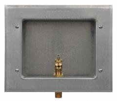 GUY GRAY Outlet Box: 1/2 in Sweat, 1/2 in Sweat, No Drain, 10 in Box Wd, 8.75 in Box Ht (MPN 88158). Key specifications — Valve Connection: 1/2 in Sweat; Inlet Connection: 1/2 in Sweat; Drain Location: No Drain; Brand: GUY GRAY.