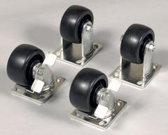 KNAACK Caster Set: Caster Set, Black, 1,600 lb Total Load Capacity (MPN 495). Key specifications — Compatible Product Type: Rolling Tool Boxes; Brand: KNAACK; Product Type: Caster Set; Compatible with Grainger Part Number: 13R520; Compatible with Manufacturer Model No.: 36; Color: Black.