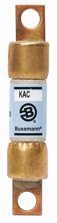 Semiconductor Fuse: KAC Series, Fast-Acting, 25 A, 600 V AC, Non-Indicating (MPN KAC-25). Key specifications — Series: KAC; Brand: BUSSMANN; Voltage Type: AC Only.