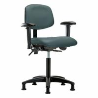 Ergonomic Chair: Vinyl, Arms Included, Ht Range 21 in to 28 1/4 in, 18 1/2 in Seat Wd, 17 in Seat Dp (MPN BR-VMBCH-RG-T1-A1-NF-RG-8546). Key specifications — Foot Support: No; Back Tilt Backward: 13.5°; Back Tilt Forward: 10.5°; Base Material: Nylon; Brand: APPROVED VENDOR; Product Type: Ergonomic Chair; ESD-Safe: Not ESD Safe; Seat Tilt Backward: 3°.