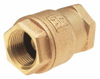 MILWAUKEE VALVE Low Lead Spring Check Valve: Swing, Inline Valve Body, 3/8 in Pipe Size, FNPT x FNPT (MPN UP548T 3/8). Key specifications — Brand: MILWAUKEE VALVE.