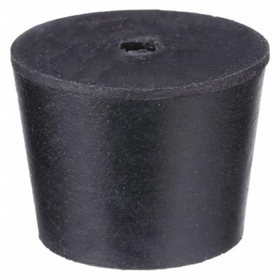 APPROVED VENDOR Stopper: SBR Rubber, 6 Stopper Size, 26 mm Bottom Dia, 32 mm Top Dia, 25 mm Overall Ht - Rubber Stoppers