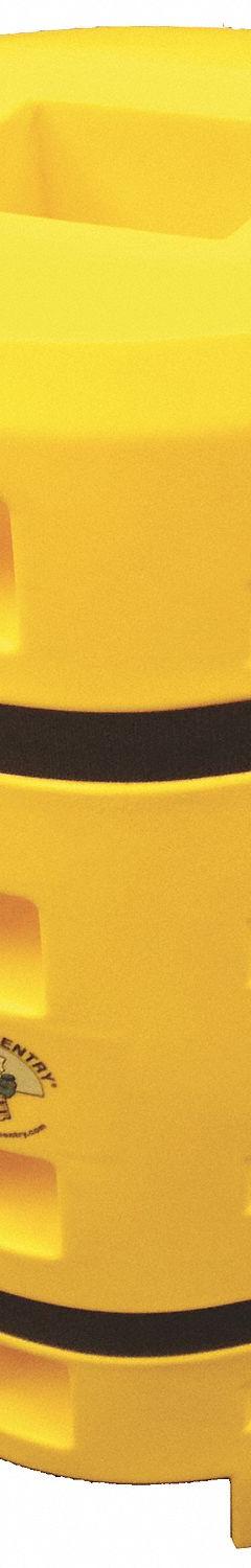 SENTRY Column Protector: 6 in, 4 in, 6 in (H-Beam)/6 in (Round)/6 in (Square), I-Beam/Round/Square (MPN CS2442-6S). Key specifications — Color: Yellow; Maximum Compatible Column Length: 6 in; Minimum Compatible Column Length: 4 in; Brand: SENTRY; Minimum Compatible Column Width: 4 in (Round); Material: LLDPE.
