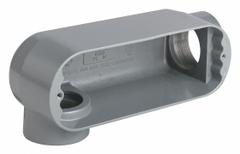 Conduit Outlet Body: Iron, 2 1/2 in Trade Size, LR Body, 142 cu in Body Capacity, Threaded Hub (MPN OLR-7M). Key specifications — Finish: Powder Coated; Includes: Set Screw Hubs; For Use With: IMC; Brand: HUBBELL KILLARK; Hub Style: Threaded; Mfr. Series: O.