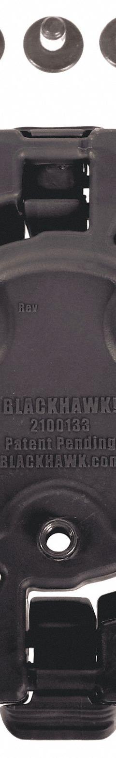 BLACKHAWK Quick Disconnect Female Adapter: Carbon Fiber (MPN 430952BK). Key specifications — attr188266: Carbon Fiber; attr188264: Black; attr188265: (2) Female Adapters; attr191934: 430952BK; attr193725: BLACKHAWK; attr232308: Quick Disconnect Female Adapter; attr1072801: Holster.