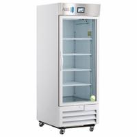 AMERICAN BIOTECH SUPPLY Lab Refrigerator: 26 cu ft, Upright, 1°C to 10°C, 36 1/2 in Overall Dp (MPN ABT-HC-LP-26-TS). Key specifications — Door Opening Style: Right; Color: White; Alarm Type: Temperature; Manufacturer Part Number: ABT-HC-LP-26-TS; Brand: AMERICAN BIOTECH SUPPLY; Product Type: Lab Refrigerator; Door Type: Swing Glass; Refrigerant Type: R-290.