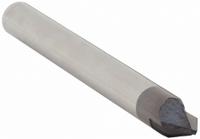 APPROVED VENDOR Chamfer Mill: Carbide, AlTiN Coated, 2 Flute, 60°, 1/8" Mill Dia, 1-1/2" OAL (MPN 209-062125B)