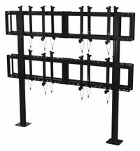 PEERLESS TV Wall Mount: Wall, For 46 in to 60 in Screens, Max. 345 lb, Fixed, 360° Swivel, 15° Up (MPN DS-S560-B2X2). Key specifications — Manufacturer Part Number: DS-S560-B2X2; Finish: Powder Coated; Includes: Stand; Includes Mounting Hardware: Yes; Material: Steel; Mounting Location: Wall; Brand: PEERLESS; Color: Black.