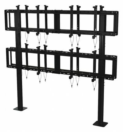 PEERLESS Wall Mount: Wall, For 46 in to 60 in Screens, Max. 345 lb, Fixed, 360° Swivel - Full Motion Television Mounts