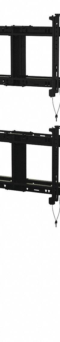 PEERLESS TV Wall Mount: Wall, For 46 in to 60 in Screens, Max. 345 lb, Fixed, 360° Swivel, 15° Up (MPN DS-S560-B2X2). Key specifications — Manufacturer Part Number: DS-S560-B2X2; Finish: Powder Coated; Includes: Stand; Includes Mounting Hardware: Yes; Material: Steel; Mounting Location: Wall; Brand: PEERLESS; Color: Black.