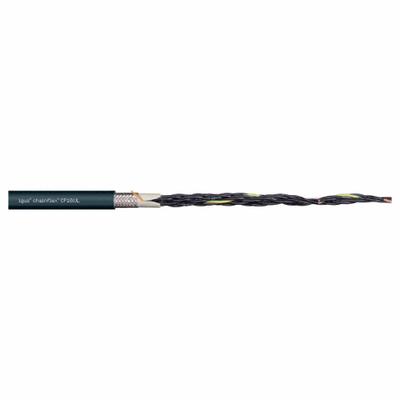 CHAINFLEX Control Cable: 17 AWG, 2 Conductors, Order by the Foot, TPR Jacket - Continuous Flexing Control Cables