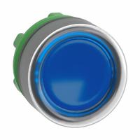 SCHNEIDER Flush Push Button: Blue, 22 mm Mounting Size, Non-Metallic, Momentary (MPN ZB5AW563). Key specifications — Brand: SCHNEIDER; Action: Momentary; Series: XB5; Push Button Material Type: Non-Metallic.