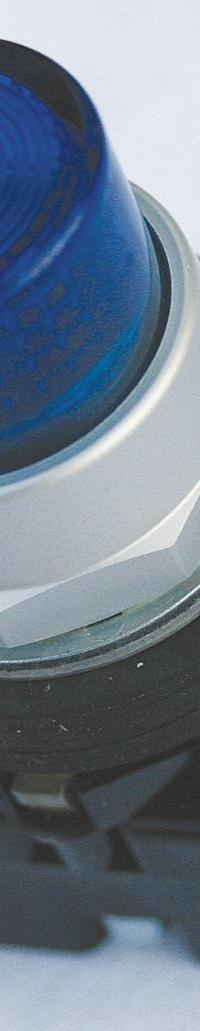EATON Pilot Light Lens: 30 mm Panel Mounting Hole Dia, Blue, Fresnel, Incandescent/LED (MPN HT8BB). Key specifications — Brand: EATON; Compatible with Series: HT800 PresTest; Lens Material: Plastic.