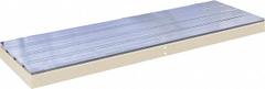 HALLOWELL Boltless Shelf: 72 in x 48 in, 685 lb Load Capacity, Steel, 22 ga Decking, Tan (MPN DRHCEL7248PT). Key specifications — Decking Material: Steel; Includes: Center Support; Decking Finish: Powder Coated; Shelf Configuration: Single Straight; Color: Tan; Frame Material: Steel; Brand: HALLOWELL; Frame Finish: Powder Coated.