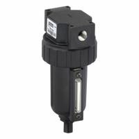 PARKER Compressed Air Filter: Particulate, 1/4 in NPT, 5 micron, 53 cfm, 250 psi Max Op Pressure (MPN 06F18BC). Key specifications — attr110055: 06F; attr110008: PARKER.
