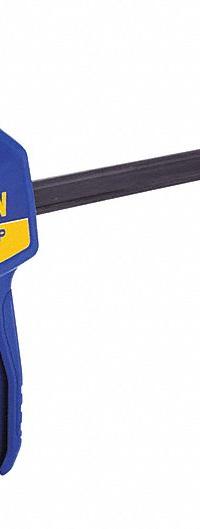 IRWIN Bar Clamp: Flat, 36 in Max Jaw Opening, 7 7/8 in to 43 3/8 in, 3 1/4 in Throat Dp, One Handed (MPN 1964741). Key specifications — attr663922: IRWIN.