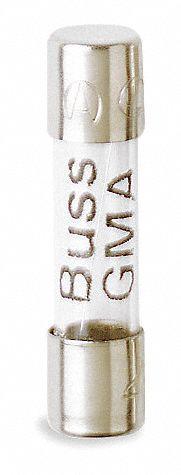 BUSSMANN Fuse: GMA Series, Fast-Acting, 600 mA, 250 V AC, 5 mm x 20 mm (MPN GMA-600-R). Key specifications — attr211187: BUSSMANN; attr1287207: GMA.