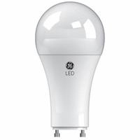GE LAMPS Compact LED Bulb: 2-Pin (GU24), LED, (A) Classic, A19, 10 W Watt, 2700K, Frosted, 120V AC (MPN LED10DA19/GU24/827/E-4PK). Key specifications — Bulb Shape: A19; Voltage: 120V AC; Bulb Finish: Frosted; Color Temperature: 2700K; Brand: GE LAMPS.
