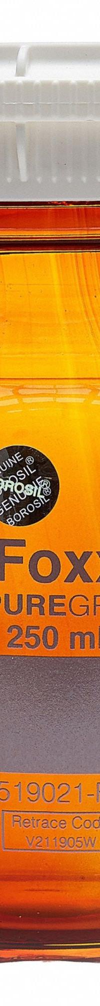FOXX LIFE SCIENCES Glass Media, BOD, & Specialty Lab Bottles - Glass Lab Media Bottles: 500 mL, GL45 (MPN 1519024-FLS). Key specifications — Closure Type: Screw-On; Mouth Size: Wide; Screw Closure Size: GL45; Brand: FOXX LIFE SCIENCES; Body Color: Amber.
