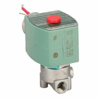 REDHAT Solenoid Valve: 2-Way, Normally Closed, 1/8 in Pipe Size, 110V AC/120V AC, High Flow (MPN 8262H006). Key specifications — Pipe Size: 1/8 in; Voltage: 120V AC; Brand: REDHAT; Coil Enclosure: Watertight.