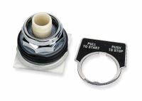 SCHNEIDER Mushroom Head Push Button: 30 mm Mounting Size, Metallic, Maintained (MPN 9001KR9). Key specifications — Brand: SCHNEIDER; Action: Maintained; Series: 9001K; Push Button Material Type: Metallic.