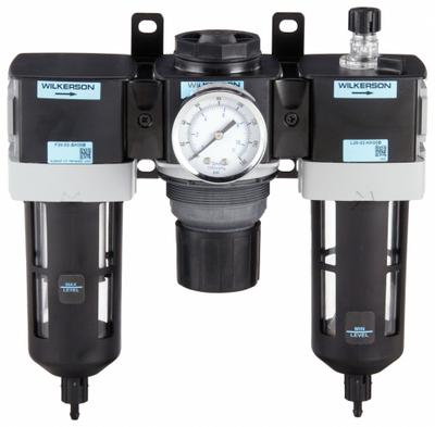 WILKERSON Filter/Regulator/Lubricator: 3/8 in NPT, 90 cfm, 150 psi Max Op Pressure - Wilkerson Filter, Regulator & Lubricators (FRLs)