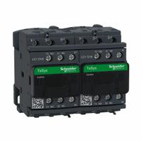 SCHNEIDER IEC Magnetic Contactor: Reversing, 3 Poles, 3NO Contacts, 18 A, 120V AC Coil (MPN LC2D18G7V). Key specifications — Brand: SCHNEIDER; Integrated Surge Suppression: No.