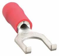 GRAINGER Fork Terminals: Red, Vinyl, #6 Stud Size, 22 AWG – 16 AWG Wire Range, Flanged Fork, 600 V (MPN 5UGL1). Key specifications — Barrel Style: Insulation Grip; Manufacturer Part Number: 5UGL1; Brand: GRAINGER.