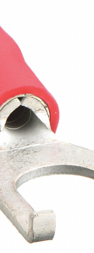 GRAINGER Fork Terminals: Red - Insulated Fork Terminals