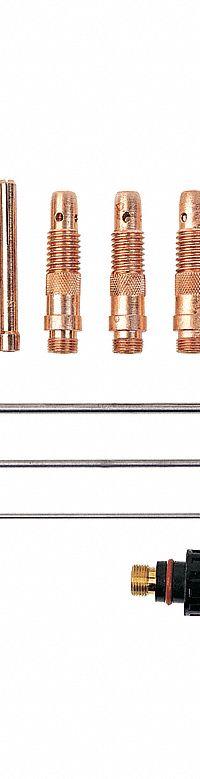 LINCOLN ELECTRIC TIG Consumables Kit: For 17 Series (MPN KP508). Key specifications — Brand: LINCOLN ELECTRIC; Manufacturer Part Number: KP508; Kit Includes: Tungsten Electrode.