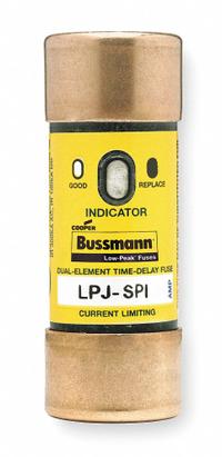BUSSMANN Fuse: LPJ-I Series, Class J, Cylindrical Body, Time-Delay, 7 A, 600 V AC, 300 V DC (MPN LPJ-7SPI). Key specifications — attr1287274: LPJ-I; attr211200: BUSSMANN.