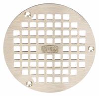 ZURN Strainer: Round, 5 in Overall Dia, 3/8 in Overall Ht, Nickel Bronze, Nickel Bronze, Bronze (MPN PN400-5B-STR-W/SCR). Key specifications — Finish: Nickel Bronze; Brand: ZURN; Color Family: Bronze.