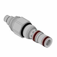 PARKER Pressure Relief Valve: Steel, Screw-In, Screw Adjustment, Three-Way, C08-3 Valve Cavity Size (MPN PRH081S10). Key specifications — attr1012059: PRH081S10; attr1250696: PRH081; attr1011660: Polyurethane; attr1011632: Screw; attr1011634: Steel; attr1011635: PARKER; attr1011636: Steel; attr1011647: 0.75.
