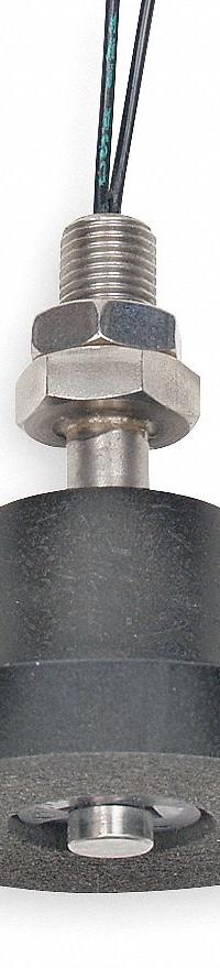 MADISON Closed Liquid Level Switch: Close On Rise, SPST, Brass (MPN M4400-PBT-ULL-NO). Key specifications — Brand: MADISON; Electrical Connection Type: Lead Wires; Minimum Media Specific Gravity: 0.56.
