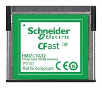 SCHNEIDER ELECTRIC Memory Cartridge: Harmony GTU/Magelis GTU (MPN HMIZCFA32). Key specifications — Manufacturer Part Number: HMIZCFA32; Series: Magelis GTU; Product Type: Memory Cartridge.