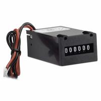 TRUMETER Electromechanical Counter: Front Panel Mounting, 1 in x 1 3/8 in, 12 V DC – 24 V DC, Analog (MPN R8-4916). Key specifications — Mounting Style: Front Panel; Standards: REACH; Brand: TRUMETER; Manufacturer Part Number: R8-4916.